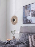 1 Light LED Glass Smokey Color Black Pendant Ceiling Light - Warm White