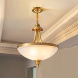 Antique Electroplated Gold LED Chandelier 400 MM Ring - Warm White