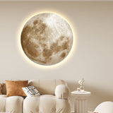 500MM Moon Wall Ceiling Light for Foyer Area Home - Warm White