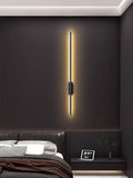 1200MM LED Black Long Modern Tube Wall Light - Warm White - Ashish Electrical India