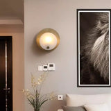 LED 250MM Marble Gold Mesh Wall Light Living Dining Bedside Light