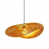 Rattan 600 MM Light Beige Chandelier Pendant Hanging for Living Room Outdoor Light