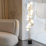 Gold Metal Floor lamp Living Room Standing lamp - Gold