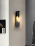 3 Light Black Metal Frost Wall Light for Living Room Drawing Room Bedroom - Warm White