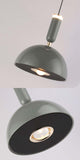 led Grey Pendant Light for Bedside Hanging Light - Warm White