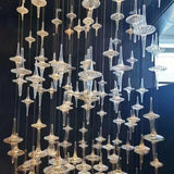 Pin Wheel Chandelier