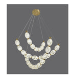 3 Belt Chandelier Hanging Lamp - Warm White