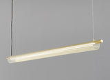 1350MM Gold Metallic LED Chandelier Light - Warm White