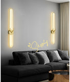 900 MM LED Gold Long Deer Wall Light Living Room Bedside Light - Warm White