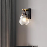 Ash Glass Modern Wall Light for Living Room Dining Room Light