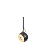 led Black Pendant Light for Bedside Hanging Light - Warm White