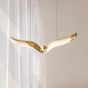 LED Gold Wings Bedside Hanging Pendant Ceiling Lamp Light Fixture - Warm White - Ashish Electrical India