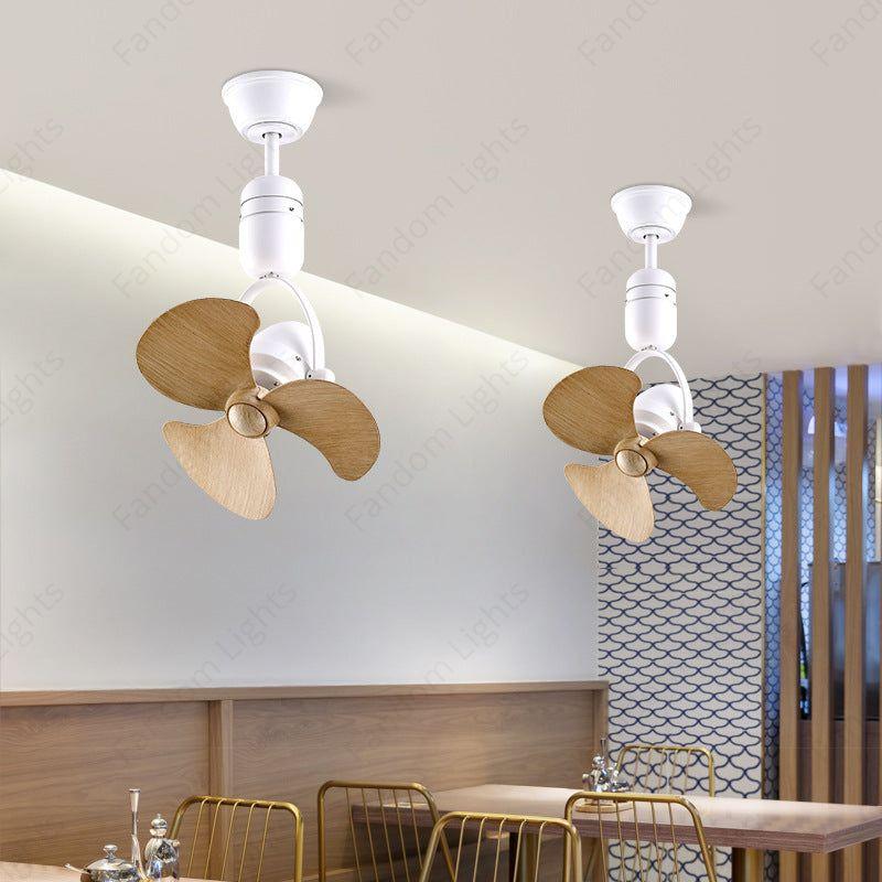 Home › WHITE WALL FAN LIGHT WITH NATURAL COLOR BLADE - WARM WHITE