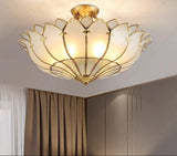 500 MM Vintage Brass Flow Chandelier