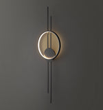 600 MM LED Black Long Zing Wall Light Living Room LCD Panel Light - Warm White