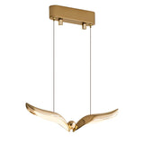 LED Gold Wings Bedside Hanging Pendant Ceiling Lamp Light Fixture - Warm White