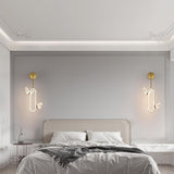 10W LED Wall Lamp Gold Long Oval Shape Light - Warm White - Ashish Electrical India