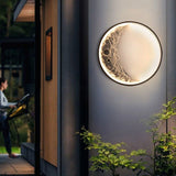 Led 400MM Moon Wall Light Outdoor Indoor Light - Warm White