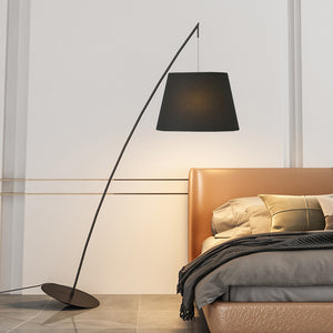 Titled Modern FLOOR LAMP LIVING ROOM STANDING LAMP - Black