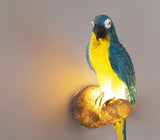 Parrot Outdoor Wall Lamp Art LED Creative Wall Lamp Bedroom Bedside Lamp - Warm White - Ashish Electrical India