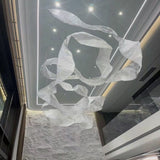 Limitless Crystal Chandelier Ceiling Lights Hanging - Warm White