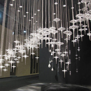 Pin Wheel Chandelier
