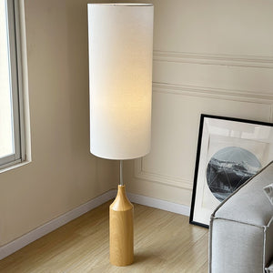 Led Modern Long Shade Floor Standing lamp Living Room Light - Warm White