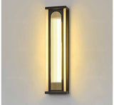 600MM Led Modern Black Outdoor Waterproof Wall Light