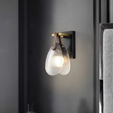Ash Glass Modern Wall Light for Living Room Dining Room Light