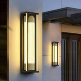 600MM Led Modern Black Outdoor Waterproof Wall Light