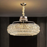 600 MM Crystal Gold LED Chandelier for Living Dining Room Light- Warm White