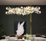 1500MM LONG GOLDEN CRYSTAL CHANDELIER CEILING LIGHTS HANGING