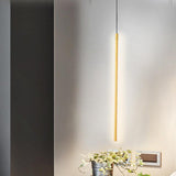LED 1 Light Gold Long Bedside Hanging Pendant Ceiling Lamp Light Fixture - Warm White - Ashish Electrical India
