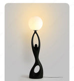 Lady Standing Sculpture Floor Lamp