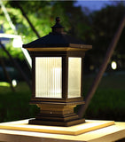 Square Pillar Light Modern Gate Light Lantern Lamp Post Outdoor Lamp