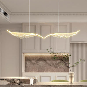 1200MM Gold Wings LED Light Chandelier Lighting Lamp Cord Pendant Lamp - Warm White