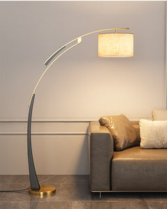 ARC FLOOR LAMP LIVING ROOM STANDING LAMP - Black Gold