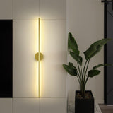 600MM LED Gold Long Modern Wall Light - Warm White