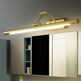 Modern Led Bathroom Gold Metal Vanity Picture Mirror Light Wall Lamp - 3 Color in 1