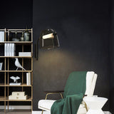 Led Black Smokey Glass Wall Light Metal - Gold Warm White - Ashish Electrical India