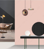 1 Light LED Glass Smokey Color Black Pendant Ceiling Light - Warm White