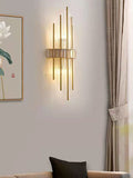 550MM Crystal Metal Wall Light for Dining Living Room - Warm White