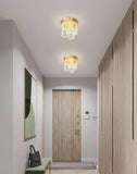 300MM Golden Body Acylic Modern LED Ceiling Pendant Lamp - Warm White - Ashish Electrical India