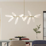 14 Light Gold Frosted Spike Chandelier Ceiling Lights Hanging - Warm White - Ashish Electrical India
