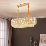 800x300 MM Crystal LED Chandelier for Living Dining Room Light- Warm White