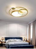 570 MM Modern Gold Square LED Chandelier Lamp - Warm White - Ashish Electrical India