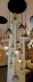 15-LIGHT LED DOUBLE HEIGHT STAIR CHANDELIER - WARM WHITE