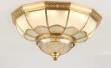 500 MM Vintage Brass Surface Chandelier