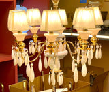 8 LIGHT Shade Ceramic ITALIAN CHANDELIER CEILING LIGHTS HANGING