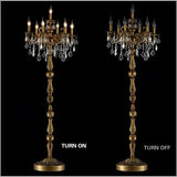 Italian 7 Light Brass Floor lamp Living Room Lighting Standing lamp